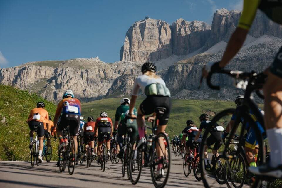 Road cycling in the Dolomites