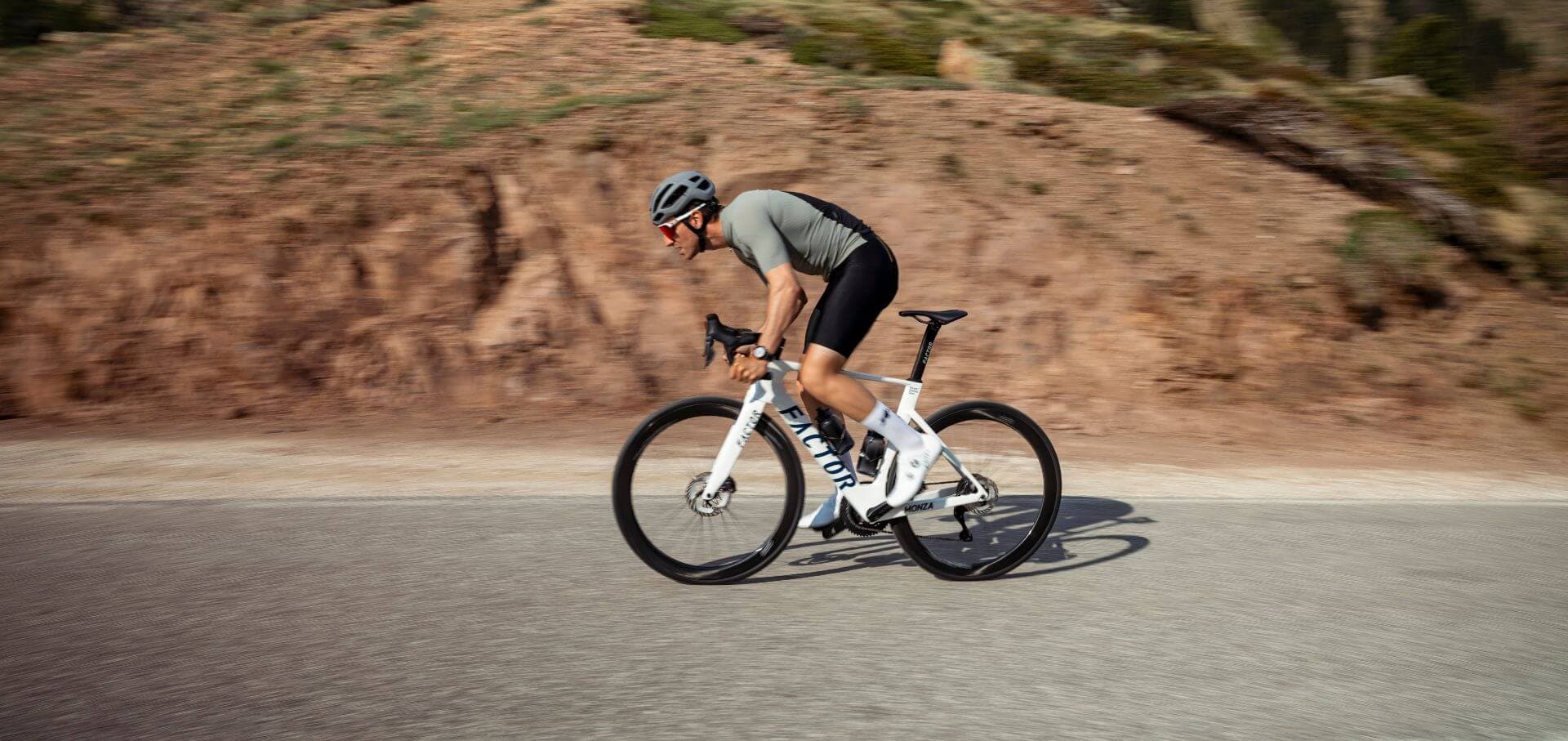 Road cyclist riding a Selle Italia saddle