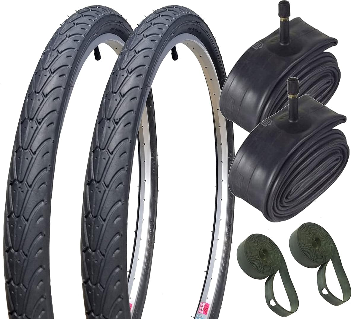 TAC 9 City Slick II Tire & Tube Bundle, 26x1.50