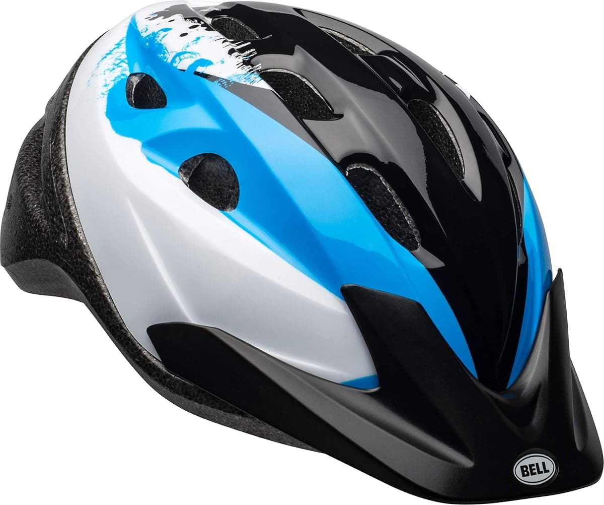 Bell Richter Youth Helmet, Blue Ink Blot
